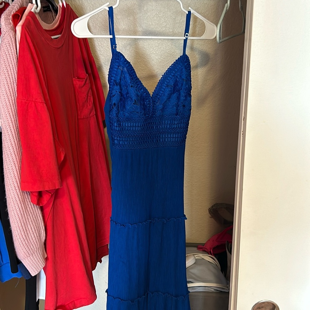 Blue dress
